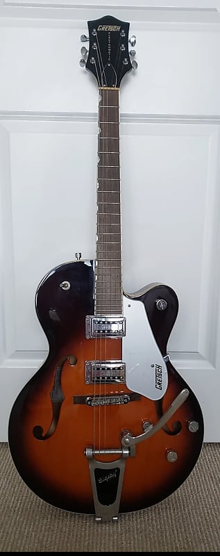 Gretsch G5120 Electromatic Hollow Body 2006 - 2013 Sunburst guitar with Roadrunner Case image 1