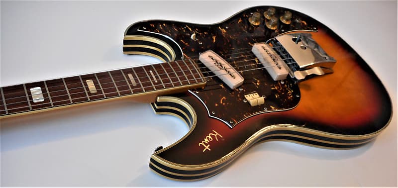 KENT (Kawai/Teisco) Model 740 Guitar 1967 Vintage Sunburst