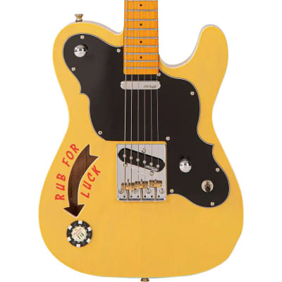 Joe Doe 'Gambler' Electric Guitar by Vintage ~ Butterscotch with Case for sale