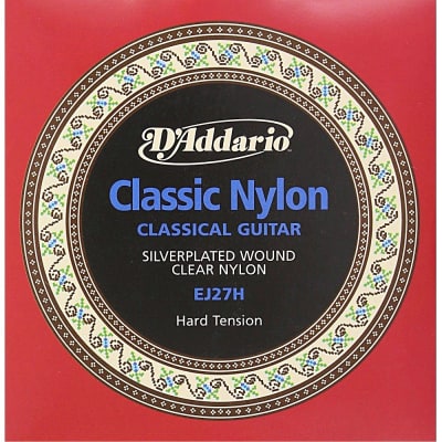 D'Addario EJ27H Student Nylon Hard Tension Classical Guitar Strings image 1