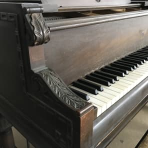 J&C Fischer 1920's Baby Grand Piano "The Ampico" image 2