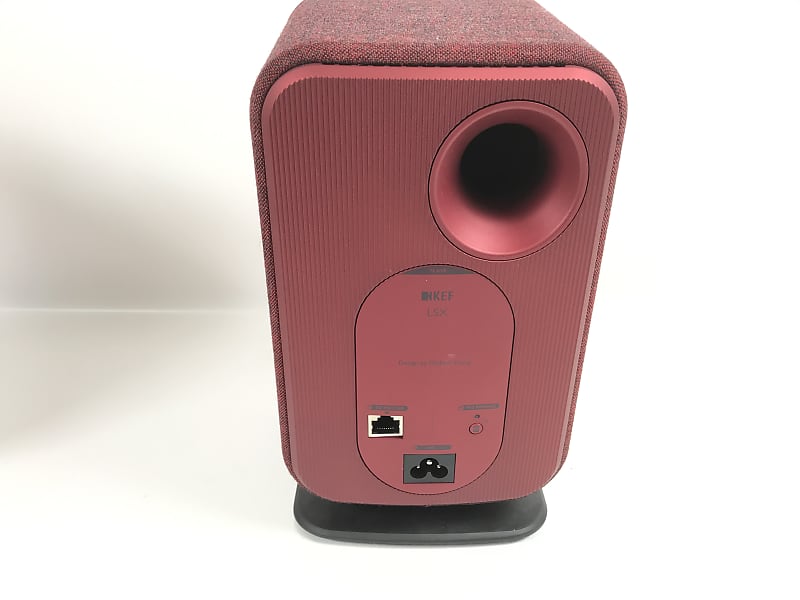 KEF LSX Wireless Speaker Music System (Pair) Red | Reverb