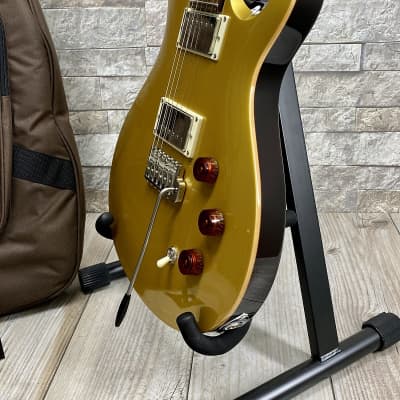 PRS Guitars #DGM22GT SE DGT - Gold Top David Grissom Electric Guitar with Gig Bag, Moons Inlay image 5