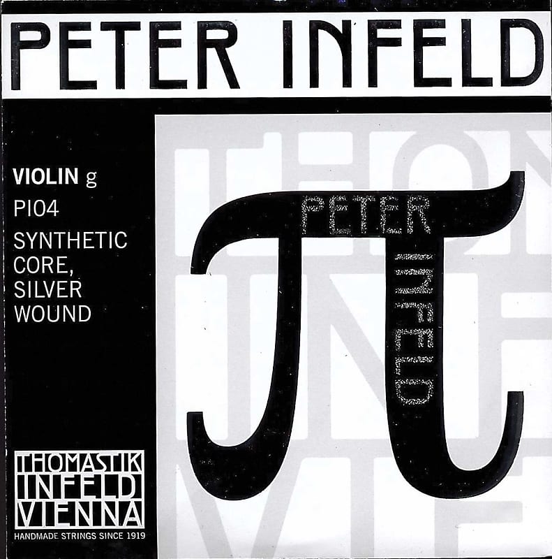 Thomastik-Infeld PI04 Peter Infeld Silver-Wound Synthetic Core 4/4 Violin String - G (Medium) image 1