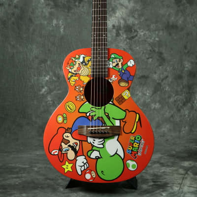 ARIA ARIA-151SM SUPER MARIO Mini Acoustic Guitar Body Mini Guitar Acoustic  Guitar Aria Folk Guitar [03/16] | Reverb