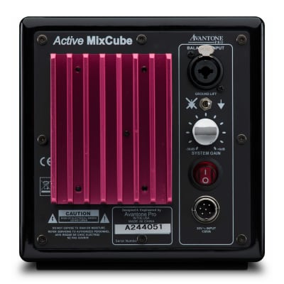 Avantone Active MixCube Full-Range Mini Reference Monitor - Black, Pair image 3