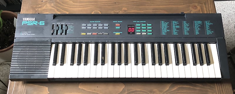 Yamaha PSR-6 Portable Keyboard w/ Power Supply | Reverb