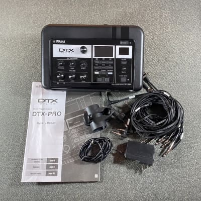 Yamaha DTX Pro Module Electronic Drum Set Brain with Power Supply + Cables + Printed Manual image 1