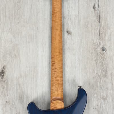 PRS Paul Reed Smith Wood Library Custom 24 Guitar, Ziricote, Satin Cobalt Blue image 5