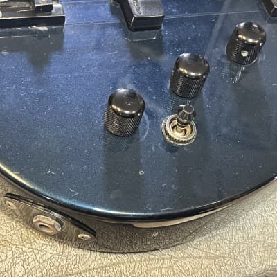 1987 Charvel 3B Bass Cobalt Blue MIJ Made in Japan Neck Thru w case image 4