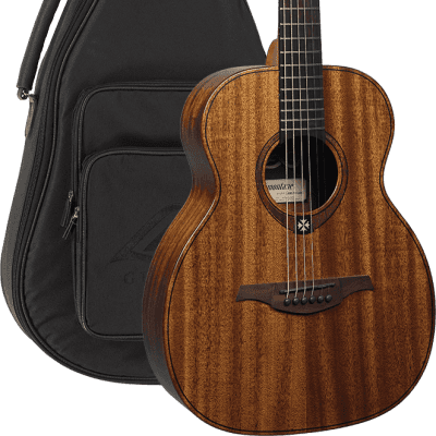 Lag Travel-KA | All-Khaya Travel Guitar with Gig Bag. New with Full Warranty! image 1