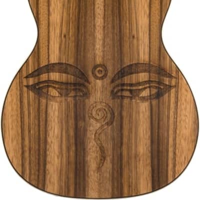 Fender Dhani Harrison Acoustic Electric Ukulele Walnut Fingerboard, Sapphire Blue image 12