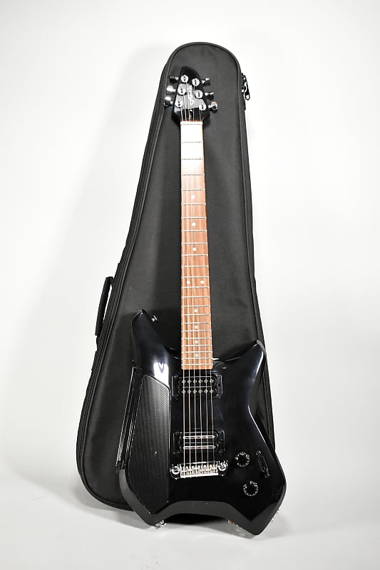 Fusion Smart Guitar Black Finish Electric Guitar w/ Gig Bag image 1
