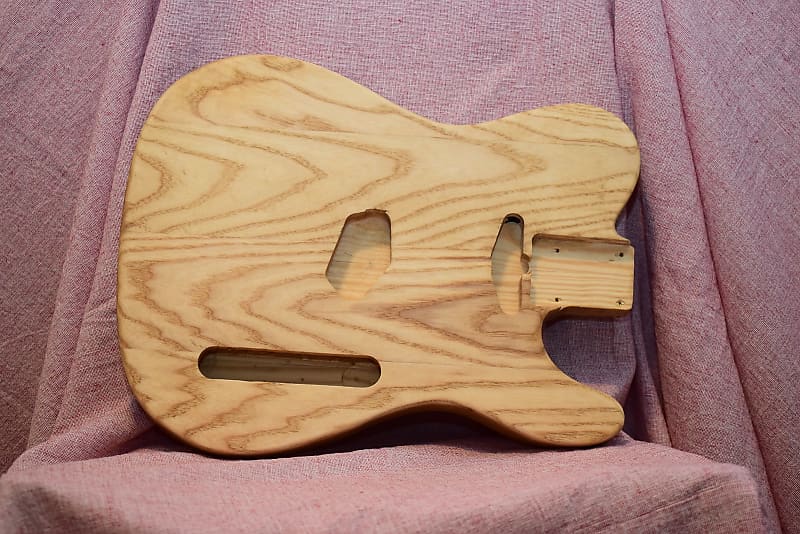 Thinline Telecaster Partscaster Red Pine/Ash Body image 1