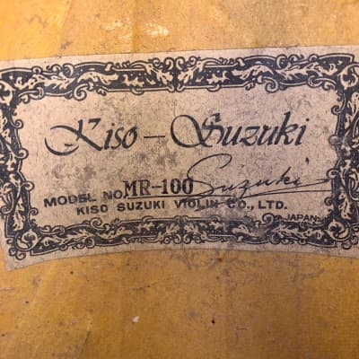 Concert Mandolin Kiso Suzuki MR-100 1990's image 15