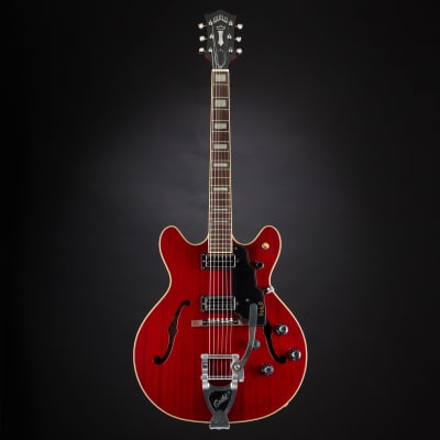 Guild Starfire V Cherry - Semi Acoustic Guitar Bild 2