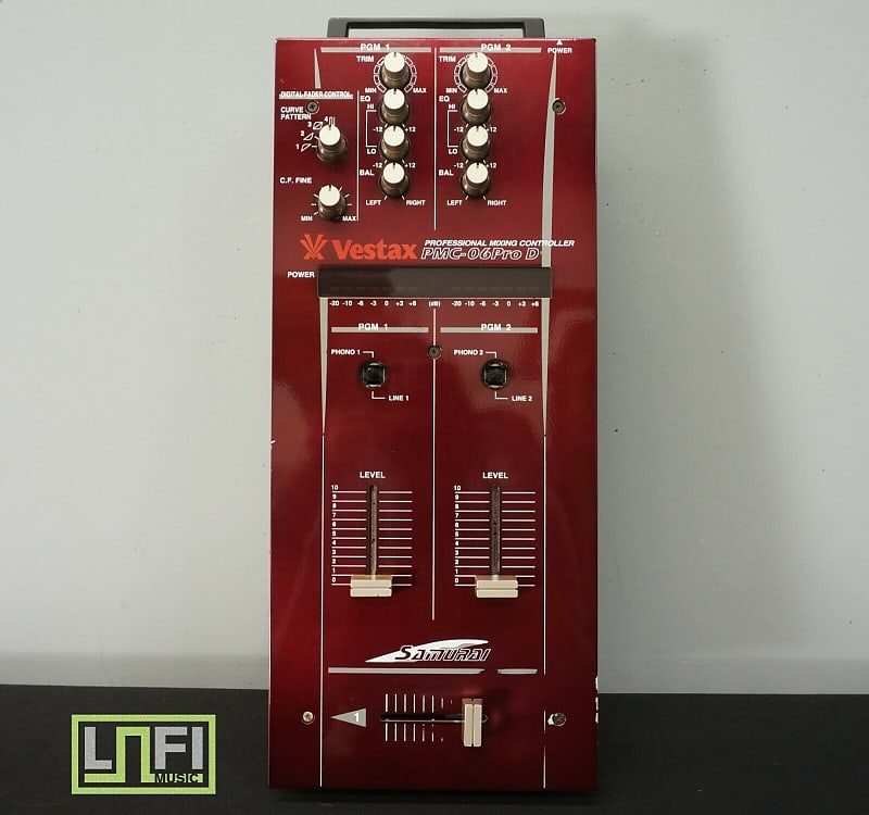Vestax PMC-06Pro D Samurai DJミキサー VESTAX PMC-06 PRO D SAMURAI DJミキサー