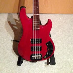 G&L L2000 Bass 1981 Transparent Red - Made in USA image 2