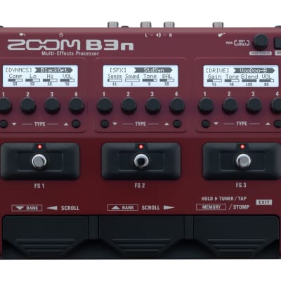 Zoom B3N Multi-Effects Bass Processor | Reverb