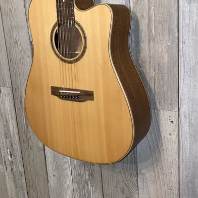Teton STS105CENT Acoustic Electric Dreadnought Guitar, Solid Cedar Top, Buy it Here  we Ship so FAST image 5