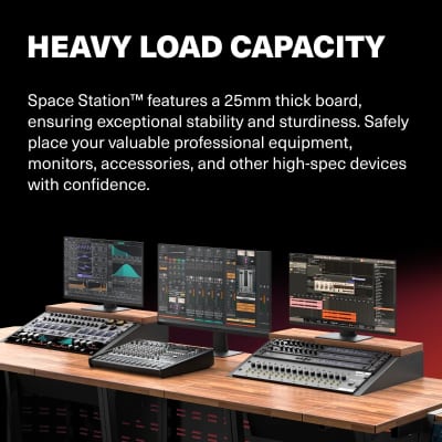 Wavebone Space Station Modular Workstation 2024 - Metal/Wood image 3