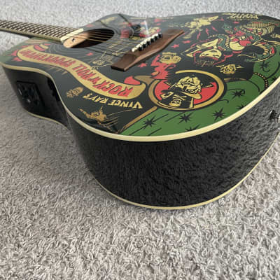 Fender Vince Ray Spookshow T-Bucket Limited Edition Acoustic Electric  Guitar | Reverb