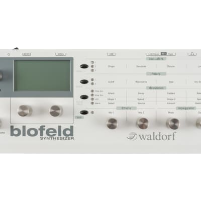 Waldorf Blofeld Desktop Virtual Analog Synthesizer (White) [USED]