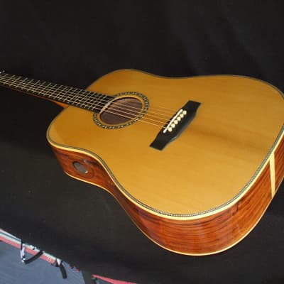 Special Edition dreadnought, torified european Spruce top granadillo rosewood back and sides, as seen on youtube hand made by Gary Montgomery. image 6