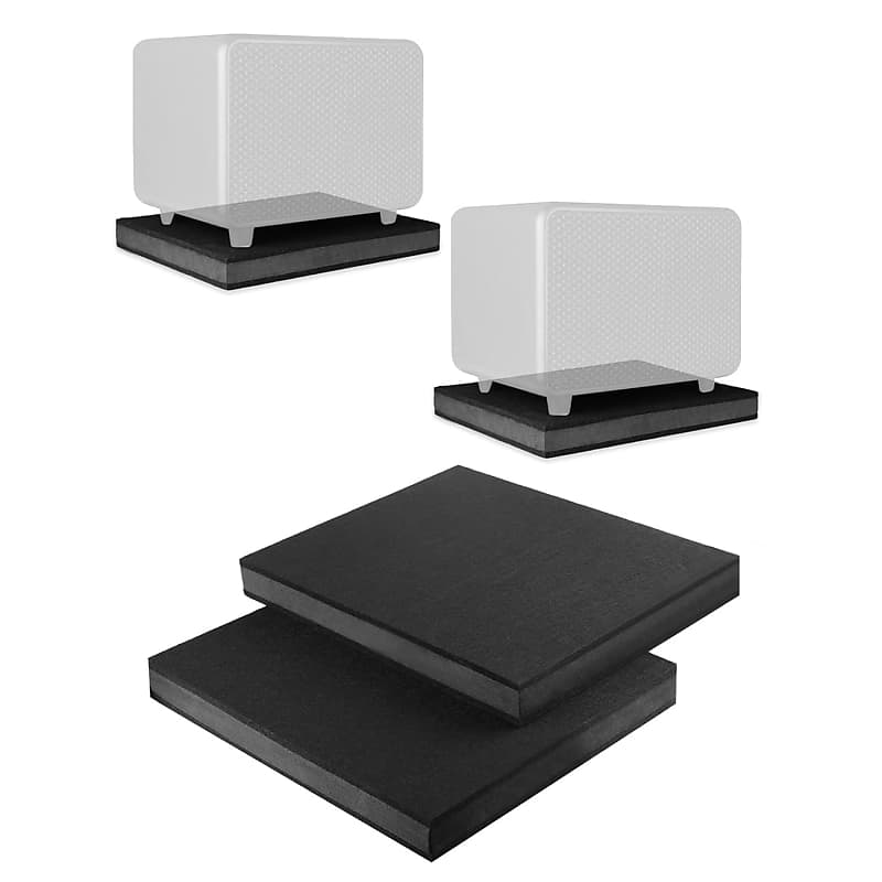 2Pack For 8'' 10'' Studio Monitor Noise Isolation Pads Reverb