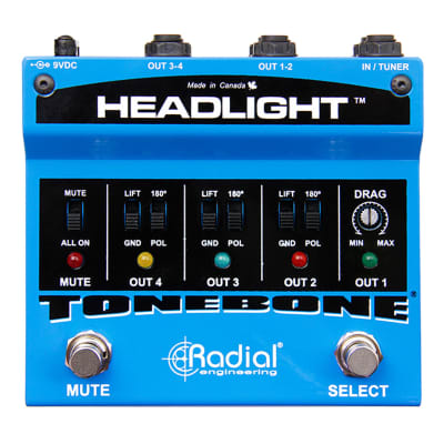 Radial Headlight 4 Output Guitar Amp Selector New image 1