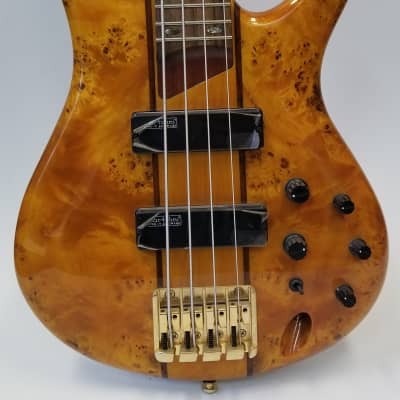 Ibanez SR800AM 4 String Electric Bass Guitar in Amber image 10