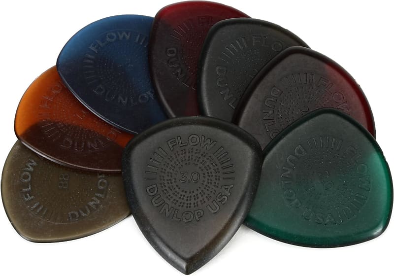 Dunlop PVP114 Pick Flow Variety Pack - 8-pack image 1