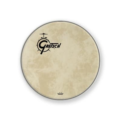 Gretsch GRDHFS20O Offset Logo Fiberskyn Bass Drum Head - 20"