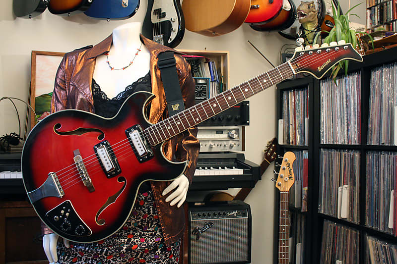 Maxitone Hollow Body Electric MIJ 1960s - Red image 1