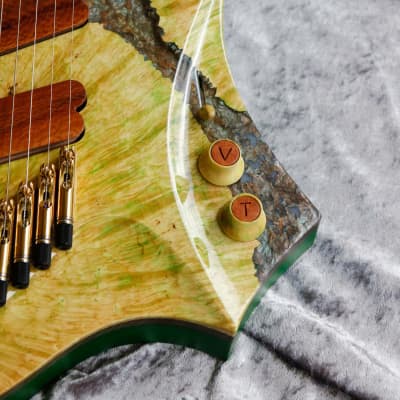 GB Liuteria Boutique guitar Sephiroth 8 string fanned image 13