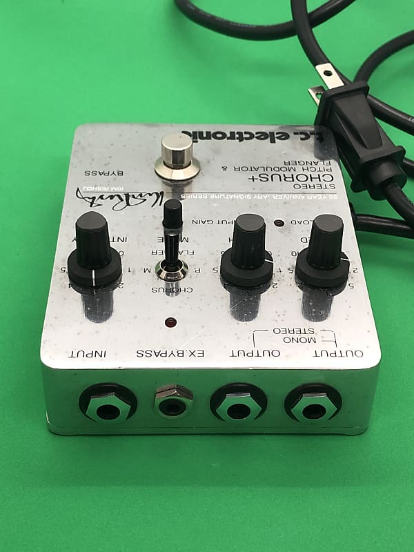 TC Electronic 25th Anniversary CHROME Stereo Chorus Flanger TC Electronic 25th Anniversary CHROME Stereo Chorus Flanger