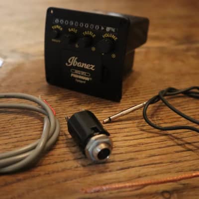 Fishman Ibanez AEQ2T Acoustic Guitar piezo + preamp image 1