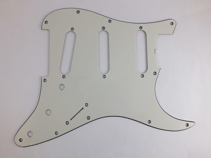 1965-67 Fender Stratocaster SSS Aged White Pickguard Vintage | Reverb