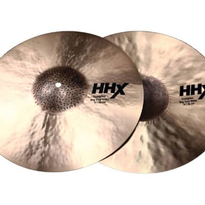 Sabian 15" HHX Complex Medium Big Cup Hi-Hat Cymbals - Pair - Open Box image 4