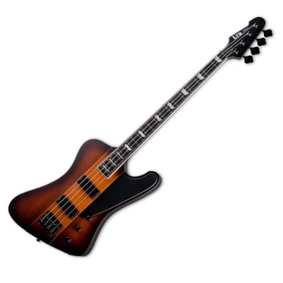 LTD (ESP) Phoenix-1004, 4-String Bass Guitar, Tobacco Sunburst Satin image 2