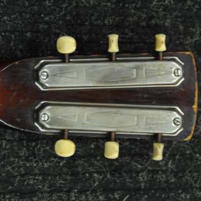 Regal Round Neck Resonator Guitar 1930s Sunburst image 7