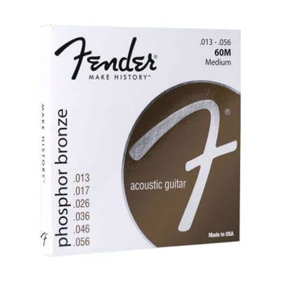 Phosphor Bronze Acoustic Guitar Strings 13-56 Fender image 2