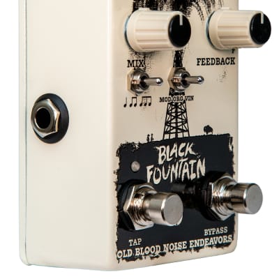 Old Blood Noise Endeavors Black Fountain V3 Oil Can Delay Pedal Tap Tempo image 3