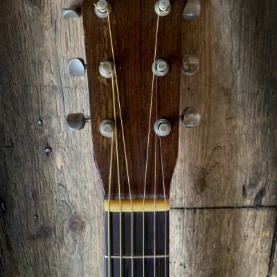 1953 Martin D-18 Acoustic  - Natural finish and hard shell case image 9