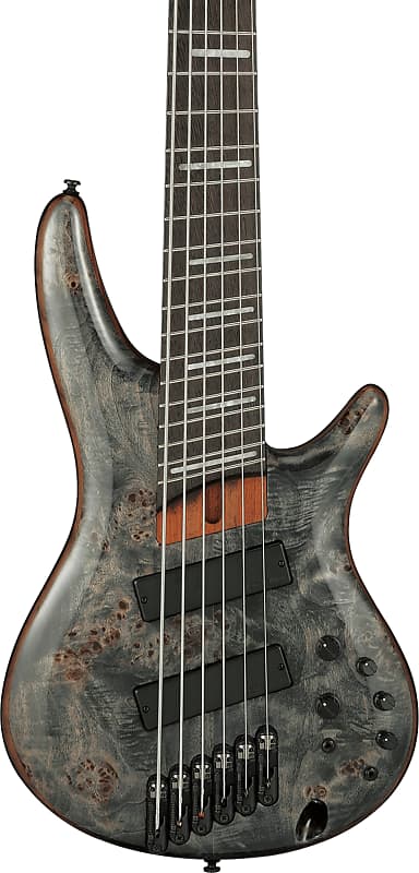 Ibanez SRMS806 6-String Multi-Scale Bass Guitar, Deep Twilight image 1