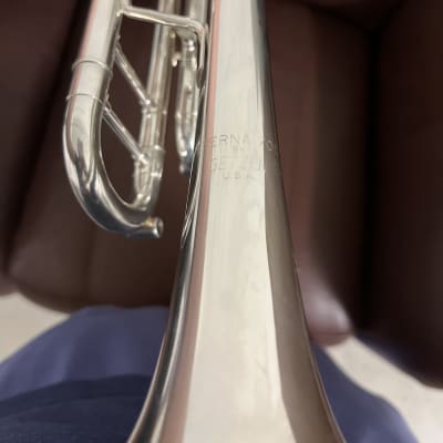 Getzen Eterna 700S Bb Trumpet SN P-13689 (Silver plated) image 2