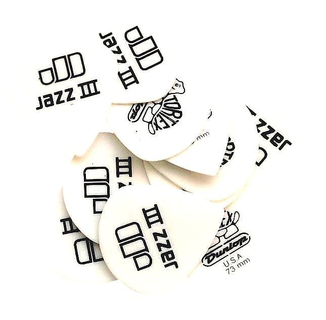 concerto♥オーダー品7点 Dunlop 478P73 Tortex Jazz III .73mm Guitar Picks (12-Pack
