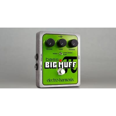 Electro Harmonix BASS-BM Bass Big Mu Pi Distortion, Fuzz and Sustainer Pedal with Dry or Bass Boost Switch image 3