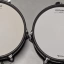 Roland PD-128-BC V-Pad 12" Dual Trigger Mesh Drum Pad (2 Pack) - Black Chrome