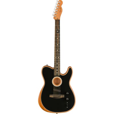 Fender 097-2013-206 Am Acoustasonic Tele, Black for sale